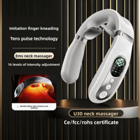 Royall U30 Grenzüberschreitender Multifunktionaler Nackenschutz Heißkompresse Massagegerät EMS Mikrostrom Vibrationsmassage ABS+Silikon USB
