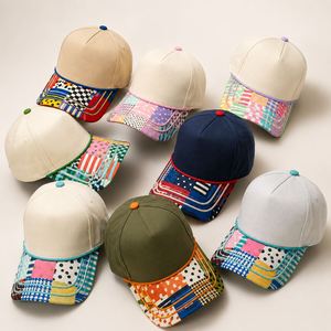 Gorra de Béisbol Personalizada de Fábrica con Visera Estampada y Cordón, Estilo Urbano, 5 Paneles, Algodón, Ribete en Contraste, OEM ODM - Product Image 3