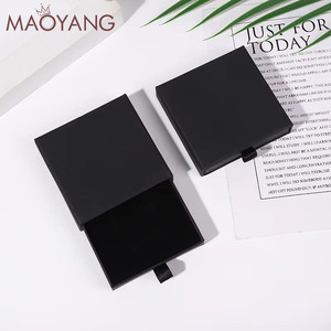 Wholesale Silver Jewelry Packaging <b>Box</b> Square Drawer <b>Gift</b> <b>Box</b> for Bracelet <b>Earring</b> Necklace Ring Storage Packaging - Product Image 4