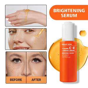 Sueros faciales veganos y sin crueldad Vitaminas C + E + <span class=keywords><strong>Ferulic</strong></span> Iluminador Calmante Suero para el cuidado de la piel facial - Product Image 4