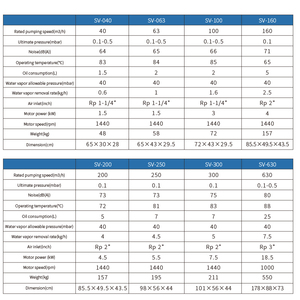 カスタマイズ可能な5kw電気SV真空ポンプ大型オイルシールロータリーベーン低圧ポンプ750 M3/hr OEMサポート - Product Image 4