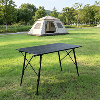 Nouvelle table pliante portable en alliage d'aluminium pour camping et pique-nique, idéale pour l'extérieur, mobilier de loisirs
