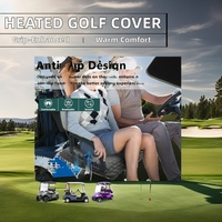 Fundas de Asiento para Carrito de Golf con Calefacción Antideslizantes Personalizadas del Fabricante Chino, Diseño de Cojín de Asiento Portátil con Calefacción Eléctrica para Invierno