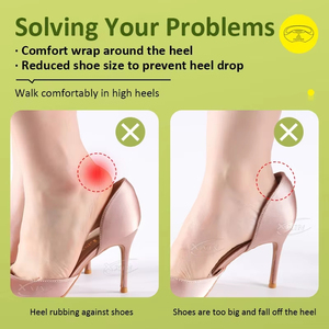 Autocollants en gel pour talons hauts pour femmes, protège-talons anti-frottement, semelles intérieures, patchs de soin des pieds pour soulager la douleur - Product Image 2