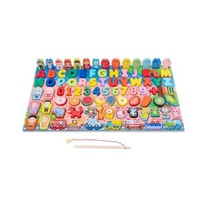Tavola Logaritmica Digitale in Legno per Bambini con Figure di Animali, <span class=keywords><strong>Puzzle</strong></span> Cognitivo di Traffico, Frutta e Parole per Bambini dai 3 ai 6 Anni, Giocattoli Educativi Precoci - Product Image 5