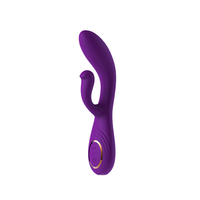 Medizinischer Silikon-Vibrator für Frauen, Doppelkopf G-Punkt und Klitoris Stimulator, 12-Gang Weiblicher Masturbator