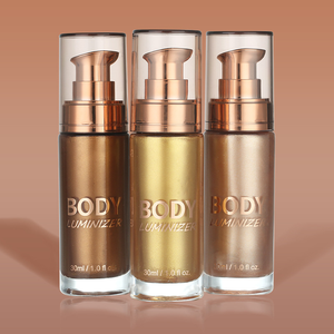 MLM คัสตอมเมคอัพ ไฮไลท์เตอร์คุณภาพสูง กันน้ำ ติดทนนาน ให้ความชุ่มชื้น ธรรมชาติ  แป้งชิมเมอร์ในขวด - Product Image 1