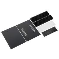 Boîtier d'amplificateur en aluminium OEM taille extérieure 245*213*70mm taille interne 235*162*60mm boîtier électronique amplificateur boîtier de châssis