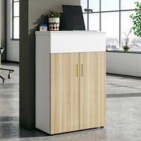 Armoire de rangement pour plantes de bureau avec design hybride, porte-plantes intégré et étagères pour documents - Mobilier moderne pour la maison et les entreprises