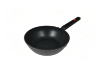 Ensemble de 7 ustensiles de cuisson antiadhésifs en aluminium moulé sous pression, compatibles induction, comprenant poêle à frire, wok, casserole à lait, poêle grill, avec couvercles en verre/silicone, pour cuisinière à gaz