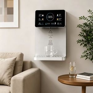 Distributeur d'eau mural de luxe, purificateur instantané chaud/froid, machine à eau potable domestique, options d'installation murale doubles - Product Image 1