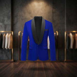 Mens Double Breasted Suit Blazer Jacket Wholesale Business Formal Wear Custom <b>Printed</b> 100% Fabric Classic Tailored Office Jacket - Product Image 2