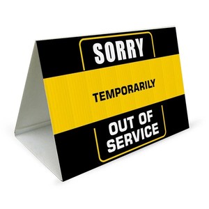 Letrero Publicitario Toblerone, Letrero Triangular de Plástico Impermeable con Impresión Digital Personalizada, Letreros <span class=keywords><strong>para</strong></span> Mesa, Tanque, Patio y Jardín - Product Image 3