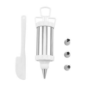 Kit Profesional para Decoración de Pasteles, Pistola de Repostería, Utensilios para Hornear, Pistola para Galletas con Espátula y Boquilla - Product Image 5