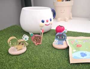 OEM Odm Anime <span class=keywords><strong>Pikmin</strong></span> Acrylique Standees Gacha - Product Image 3