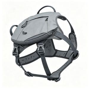 Mochila para Perro con Diseño Reflectante de Malla Cuadrada para Senderismo, Camping y Viajes - Product Image 1