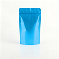 Sachet refermable mat à fermeture éclair pour noix et snacks, emballage hermétique