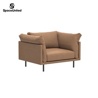 Canapé de direction personnalisé SpaceUnited, mobilier de bureau, coussin en duvet, tissu, canapé de réception de bureau