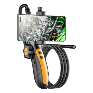 Nouvelle caméra d'inspection vidéo endoscopique articulée F180 WiFi 1080P avec objectif double caméra <span class=keywords><strong>8mm</strong></span> et câble souple ou dur - Product Image 1
