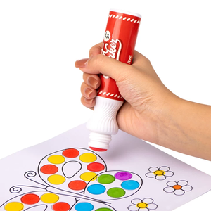 Paquete de 8 marcadores de puntos de tinta lavables Bingo Dauber, <span class=keywords><strong>2</strong></span> OZ, 60ml, Impresión de logotipo personalizado, rotulador de grafiti, juguetes de pintura para niños - Product Image 5