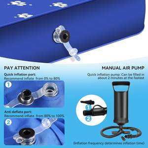 Escalera Flotante Inflable para Mascotas, Plataforma de Descanso para Natación, Tabla Flotante, Cama Flotante Antideslizante - Product Image 5