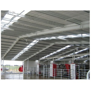 Cobertizo de vaca de acero ligero prefabricado de China para edificios de estructura de acero de diseño Industrial de bajo costo de Casa de <span class=keywords><strong>apartamentos</strong></span> de granja - Product Image 4