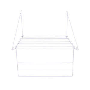 Vente en gros Porte suspendue pliante en métal à 2 niveaux Porte-linge suspendu au dos Porte-linge <span class=keywords><strong>tour</strong></span> pour la maison - Product Image 4