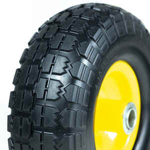 Heavy Duty 10 Zoll Solid Pannen sicher <span class=keywords><strong>4</strong></span>.10/<span class=keywords><strong>3.50</strong></span>-<span class=keywords><strong>4</strong></span> Flat Free <span class=keywords><strong>Pu</strong></span> Foam <span class=keywords><strong>Caster</strong></span> Reifen rad - Product Image 5