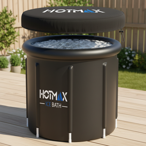 Oferta Especial: Bañera de Hielo Portátil Inflable de PVC para Exteriores con Enfriador y Filtro - Product Image 1