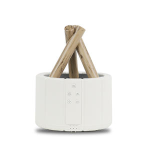 เครื่องกระจายกลิ่นอัลตราโซนิกอัจฉริยะ 250 มล. พร้อมไฟเปลวไฟและไฟ LED สำหรับใช้ในบ้าน ห้องนอน ใช้พลังงานจากพอร์ต Type C - Product Image 1