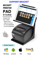 Printer Resi POS Thermal Portabel Kecepatan Tinggi 80mm dengan Pemotong Otomatis Mendukung IOS Android & MAC OS Tersedia 1 Tahun Garansi