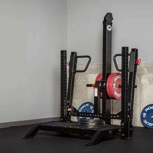 Équipement de fitness de haute qualité Hammer Strength <span class=keywords><strong>Belt</strong></span> Squat Rack Silver <span class=keywords><strong>Belt</strong></span> Half Squat Machine à charge par disques - Product Image 3
