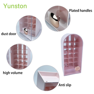 2024 New <span class=keywords><strong>Castle</strong></span> Type 18Slots Apilable Clear Lipstick Display Stand Acrílico Lipstick Organizer Holder Lipstick Rack Box - Product Image 6