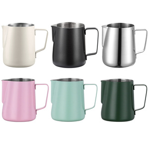 304 thép không gỉ sữa bọt <span class=keywords><strong>Pitcher</strong></span> 350ml 600ml 1000ml dày lên Sữa hơi nước bình sữa cốc 12oz/20oz/34oz - Product Image 2