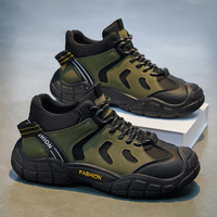 Bottes de travail d'extérieur pour hommes de haute qualité, nouvelle collection printemps, polyvalentes, décontractées, résistantes à l'usure, respirantes, chaussures de sécurité sportives