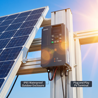 Onduleur solaire VFD 15KW à bas prix, convertisseur DC en AC 380V MPPT pour pompe à eau industrielle