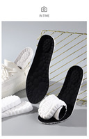 Semelles orthopédiques personnalisées en EVA avec amortisseur de chocs en PU pour athlètes, confortables pour chaussures de sport, ajustables, unisexe