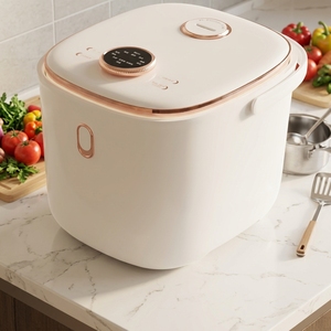 Cuisinière à riz multifonctionnelle 650W 5L avec boîtier en plastique pour usage domestique, affichage LED facile à lire et à utiliser. Contrôle du minuterie numérique Pr - Product Image 1