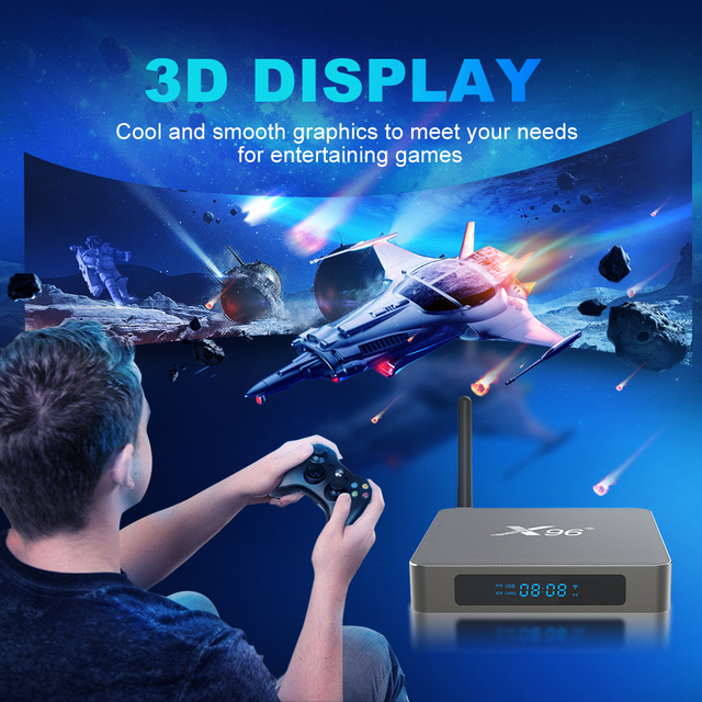 8K X96X6 Android 11 RK3566 Quad Core Smart TV Box Support 2.4G 5G Dual WiFi BT4 Set Top Box