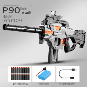 Vp445 Điện Tốc Độ Cao P90 Đồ Chơi Súng Có Thể được Ra mắt Tháng Tám Liên Tục Khởi Động Mềm Súng Trẻ Em Đồ Chơi Bán Buôn - Product Image 5