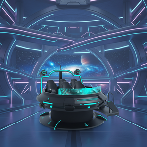 Dinibao entretenimiento interior nuevo atractivo 9D <span class=keywords><strong>Realidad</strong></span> <span class=keywords><strong>Virtual</strong></span> de pie CRAZY 360VR UFO 5 jugadores máquina de arcade - Product Image 3