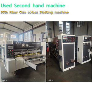 Sử Dụng Thứ Hai Tay Hộp Carton Sóng <span class=keywords><strong>Flexo</strong></span> Mực In Khe Quay Chết Cắt Rung Stacker Máy - Product Image 6