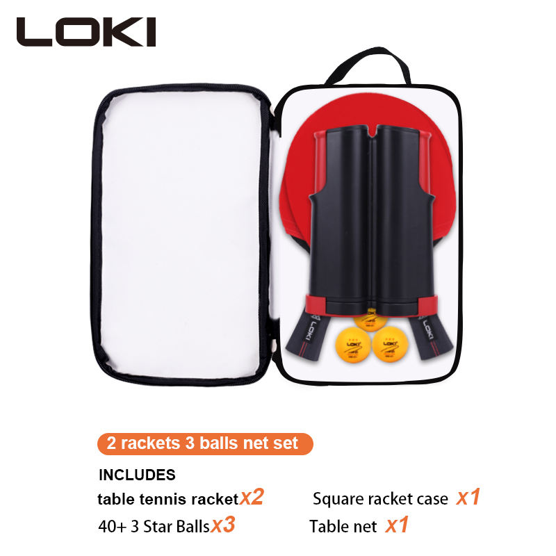 2 raquette 3 balle avec filet