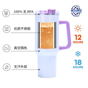 40oz Luxury Square Stainless Steel Vacuum Tumbler with Eco-friendly Design for Travel and Office Use - Product Image 2