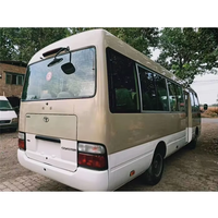 Mini-bus Toyota Coaster d'occasion 30 places, essence, importé du Japon, pour la vente aux entreprises de tourisme et de location