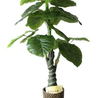 Plantes et arbres artificielles en soie, 150cm, décoration de jardin, intérieur, maison, arbres, bonsaï, feuilles d'éléphant