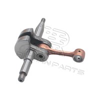 Vilebrequin de moteur robuste compatible avec les tronçonneuses Husqvarna 346XP 351 353 Jonsered CS2147 CS2152, pièce de rechange d'entraînement OEM 504206802