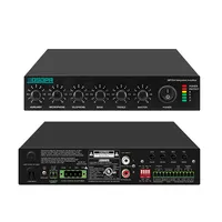 Mixer Digital Amplifier Desktop 35W 60W 120W 250W PA Remote Control USB FM Bluetooth Mini Digital Mixer Amplifier