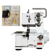 Mini 3 4 Thread Electric Home Domestic Overlock Sewing Machine Household Fn2-7d-b Maquina De Coser Machine à coudre