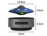 Haut-parleur OVNI portable à lévitation automatique HCNT avec son 3D sans fil Cadeau parfait pour le bureau à domicile de taille moyenne pour le salon